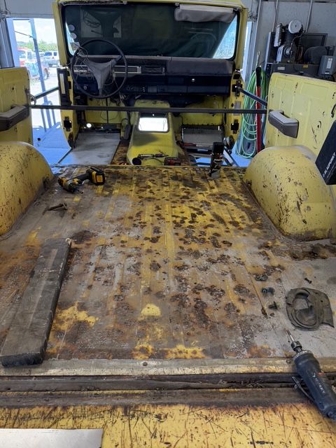 Rear floor once the mats came out