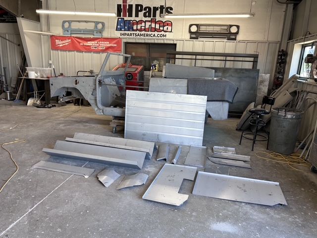 Fresh panels ready to go in