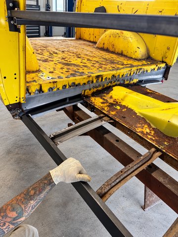 Rear patch panel and new rocker rail