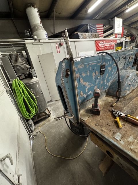 Doors off and on the bench