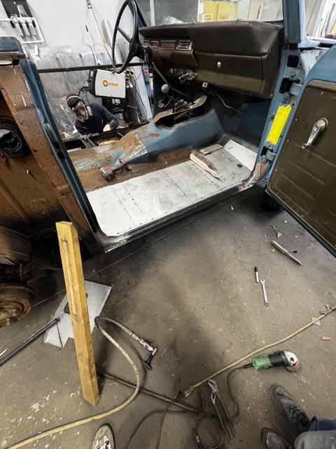 Floor pan going in