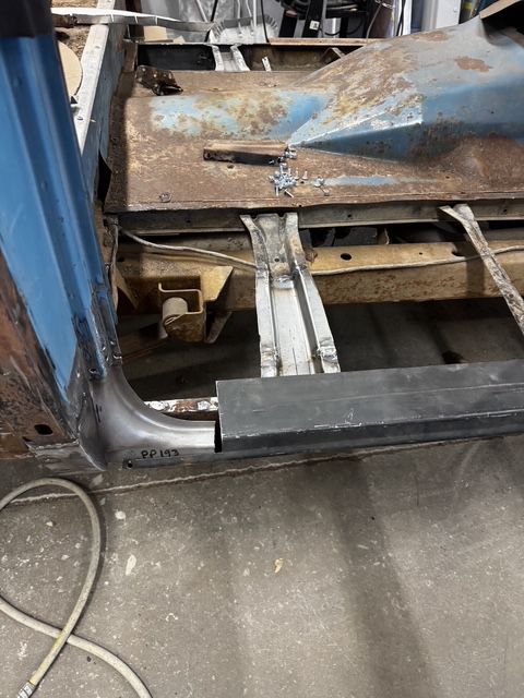 Inner rocker rebuilt