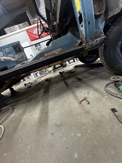 Checked from underneath