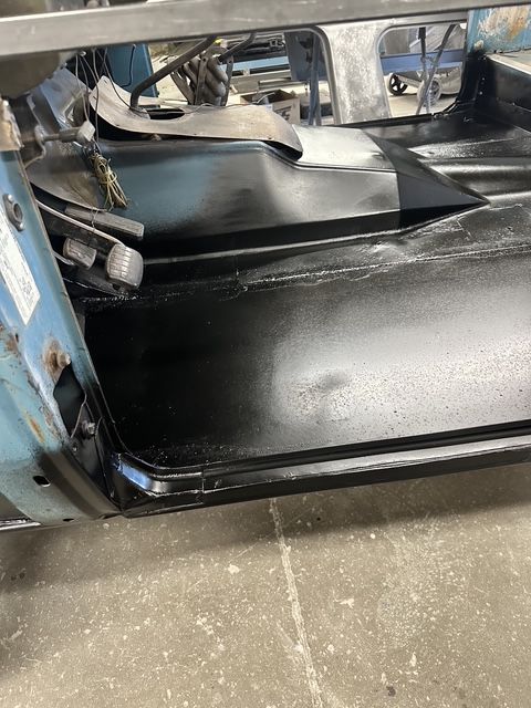 Fresh steel, top to bottom