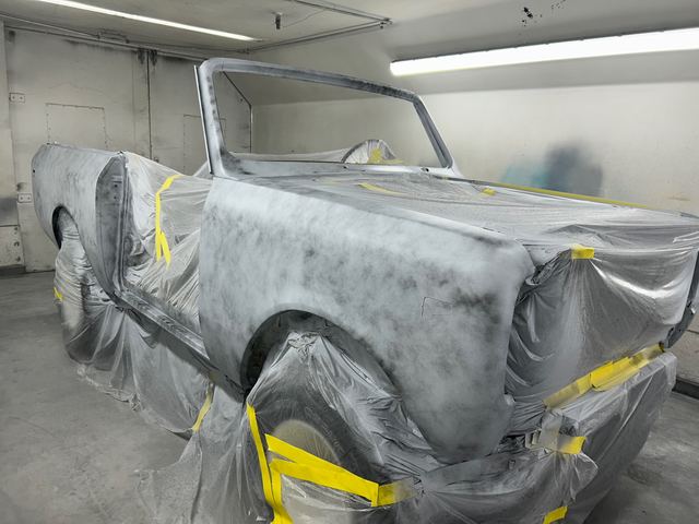 Body prepped for color